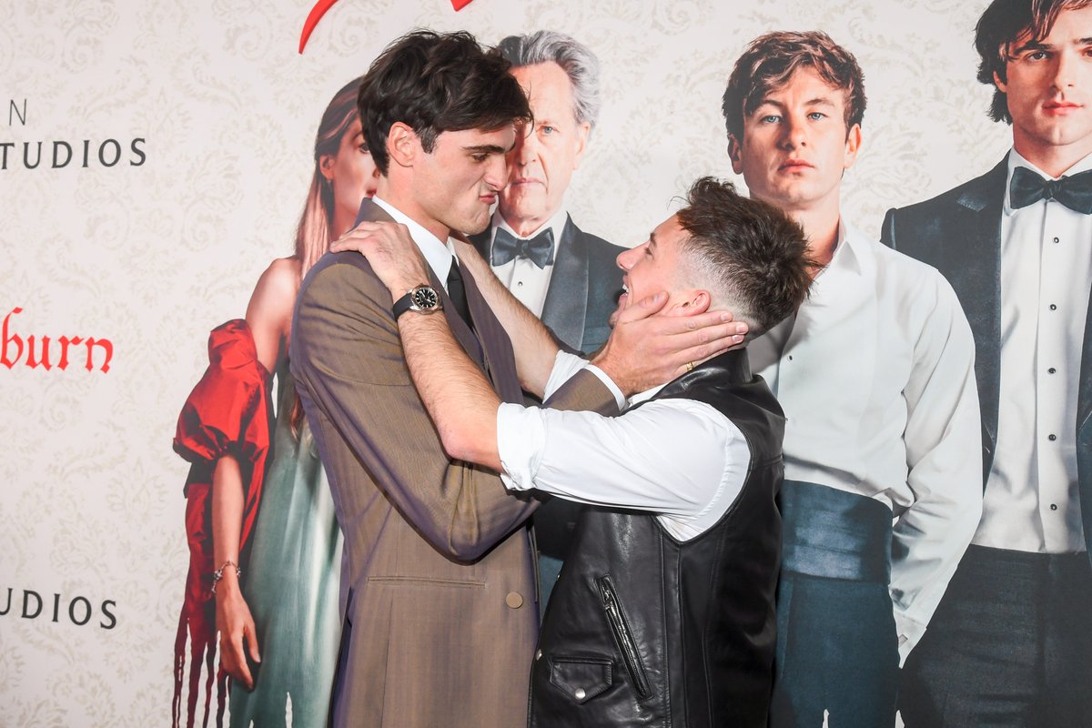 Barry Keoghan on his friendship with his #Saltburn costar Jacob Elordi: “He’s my baby boy. I love Jacob. He’s one of my best friends.” 

🔗: vntyfr.com/EUQ1T9c