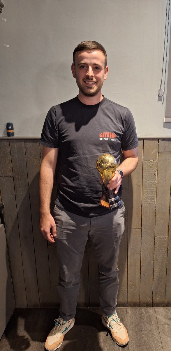 Erskine Amateurs 2023/24 Player Of The Year:
Aaron Lewis