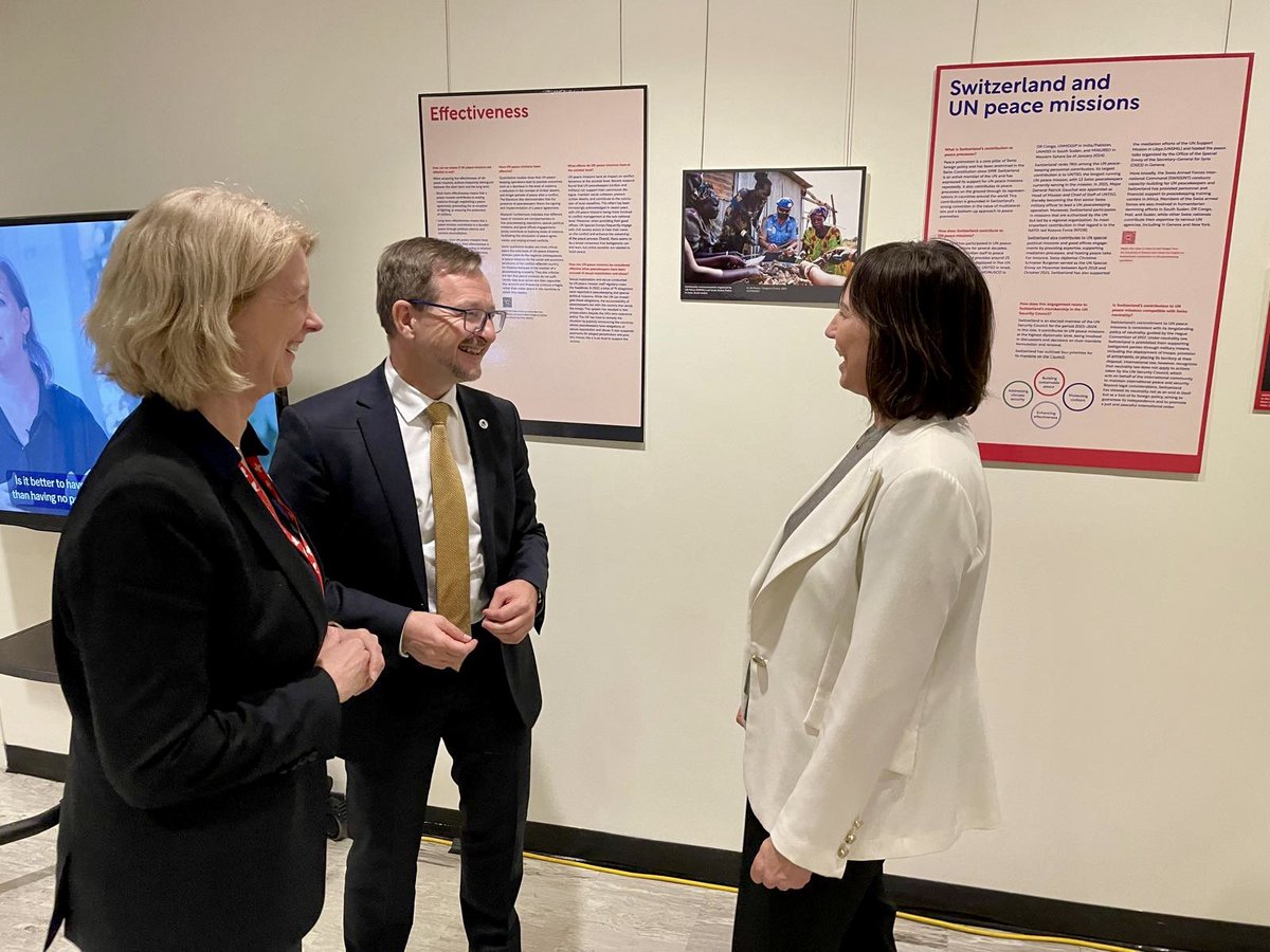 Understanding the past of #Peacekeeping allows us to prepare for its future. Results of a study conducted by @GVAGrad & @CSS_ETHZurich are currently on display @UN HQ. ➡️🇺🇳Peace Missions App developed with🇨🇭#Swiss support: bit.ly/3VnHdBO & peacemissions.info