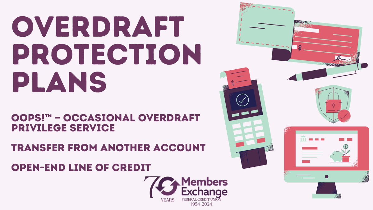 Life's curveballs can hit hard, but we're here to soften the blow with our Overdraft Protection options. Opt into our Overdraft Protection today! Visit us in-branch or call 601-922-3350 / 1-800-748-9459 for details. Learn more at mecuanywhere.com.