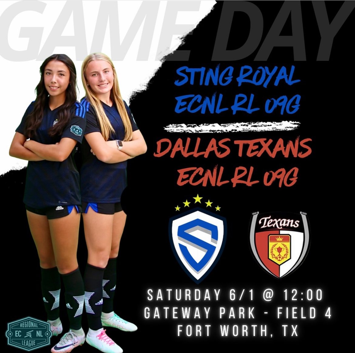 Finally getting in our last league game of the season tomorrow! #stingsoccer #ecrltxconference <a href="/StingSoccerClub/">Sting Soccer Club</a>
