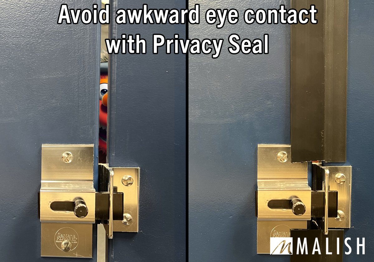 MalishCorp's tweet image. #FunFactFriday 70% of Americans feel public restroom stalls lack sufficient “coverage.” This is according to the “Healthy Handwashing Survey” conducted by the Bradley Company.
Get Privacy Seal by Malish to resolve this problem and ensure your patrons' comfort and confidence.
