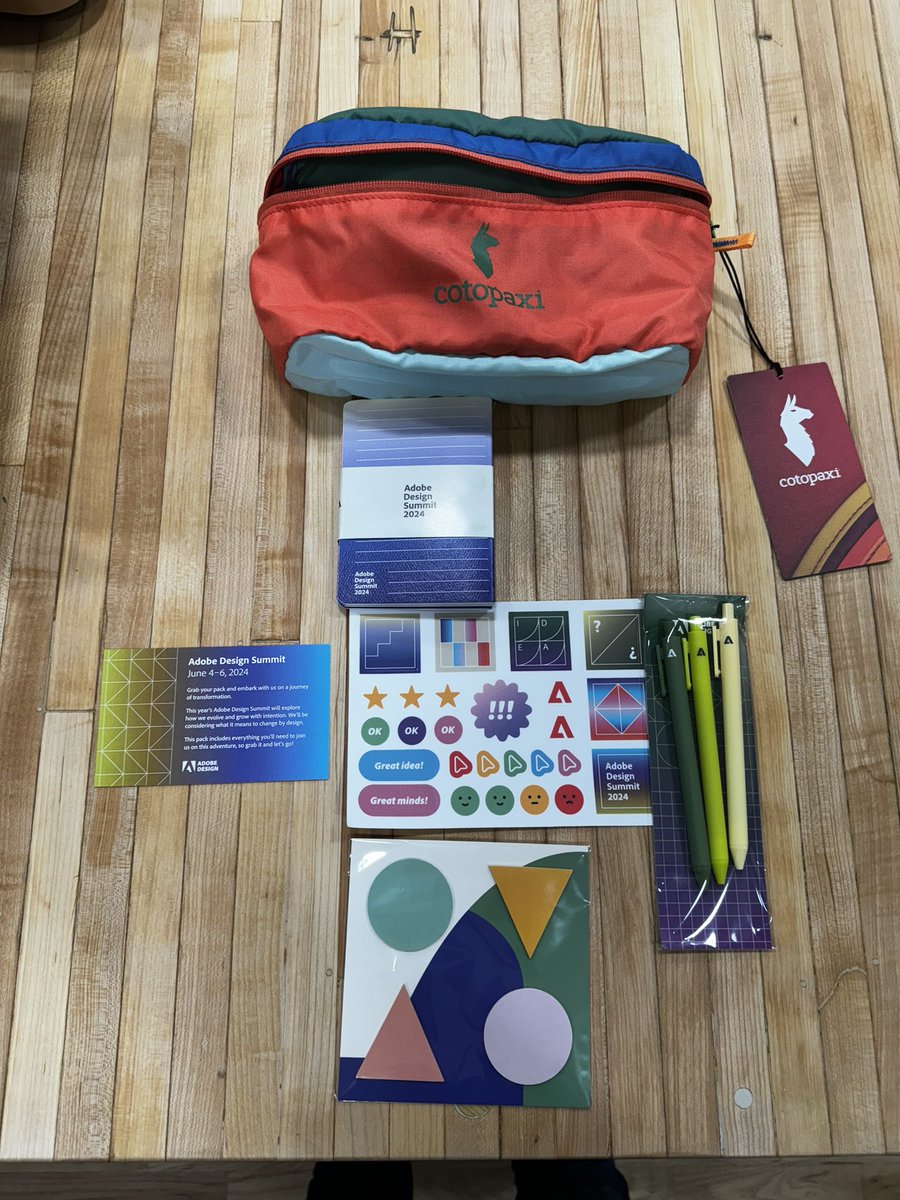 GarthDB's tweet image. A package of fun things delivered to my door in preparation for @Adobe Design Summit next week.