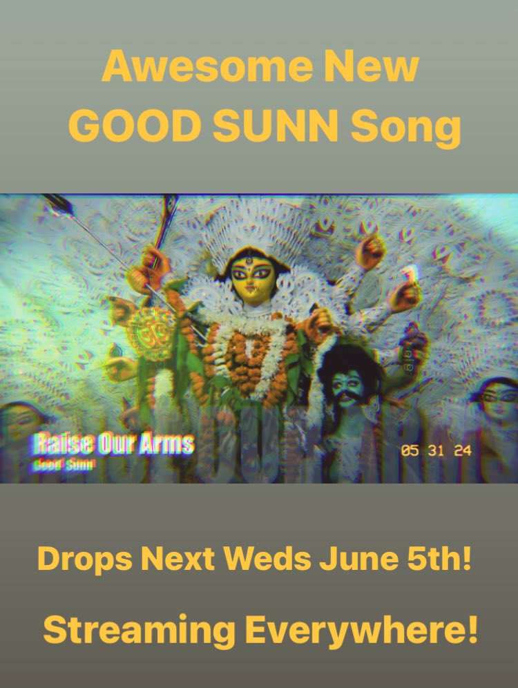 New GOOD SUNN Music! 
Streaming Everywhere Wed June 5th.
💡FUN FACT: Most of the of the song was recorded in nature. Guitar parts were done in a nature preserve.