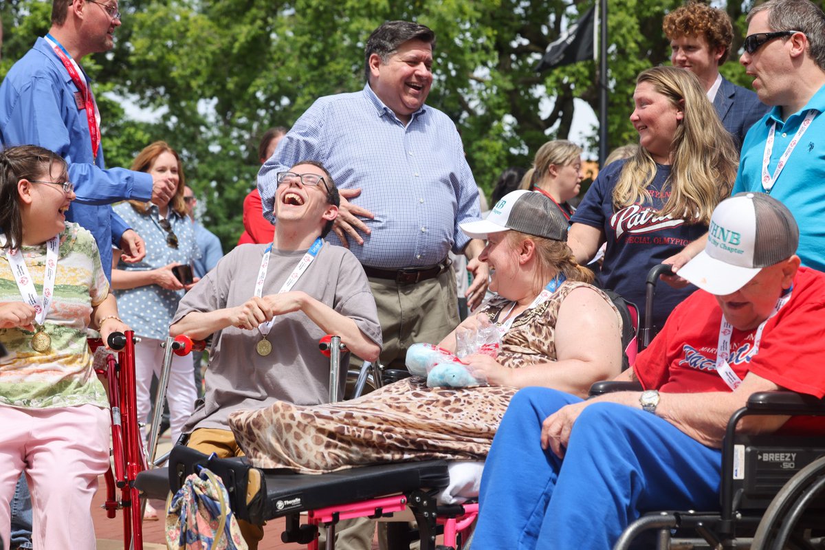 The very first Special Olympics took place here in Illinois back in 1968. It showcases who we are as a state, a place where we welcome our differences and celebrate them. Today, I’m proud to continue that tradition with @SO_Illinois’ Pep Rally before the 2024 Summer Games.