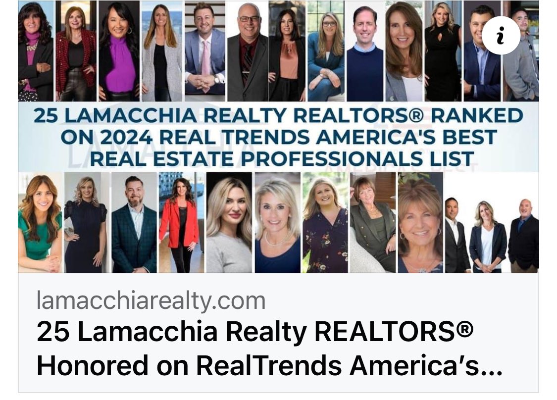 Always grateful and proud of the recognition for all my amazing colleagues and clients for this achievement ! 🎉👏🙌👊🏠

#paulcervonerealtor #crushitinrealestate #relationshipsmatter #topproducerrealtor
#LamacchiaRealty #realtrends
