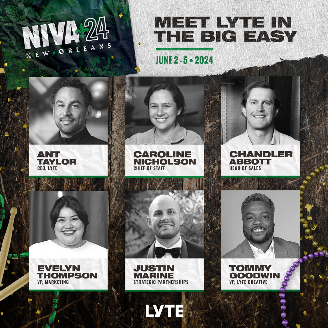 We are gearing up for this year's @nivassoc conference in the Big Easy! On 6/2, join us for the Official Opening Party at @Tipitinas at 7pm.

RSVP through this link: social.lyte.com/3RwvDlB

#demandmore #liveevents #NIVA #NIVA24 #thefutureofticketing #eventstrategy