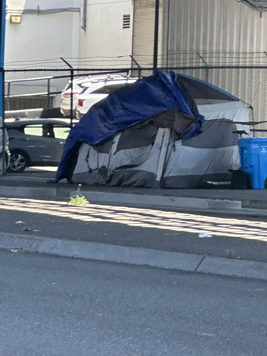Demonstration of sidewalk shuffle: this tent was across from Best Buy, then moved to where it’s at now, then moved near my gym, then moved back to across from Best Buy And now back to Division near Potrero. See they ever go away just shuffle from place to place