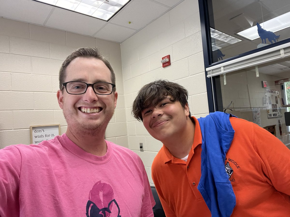 Good luck in high school Jonah.  Jonah and I played Rock, Paper, Scissors, every day during the 2nd semester.  I think he won 75% of the time.  #relationships
 #positivity
