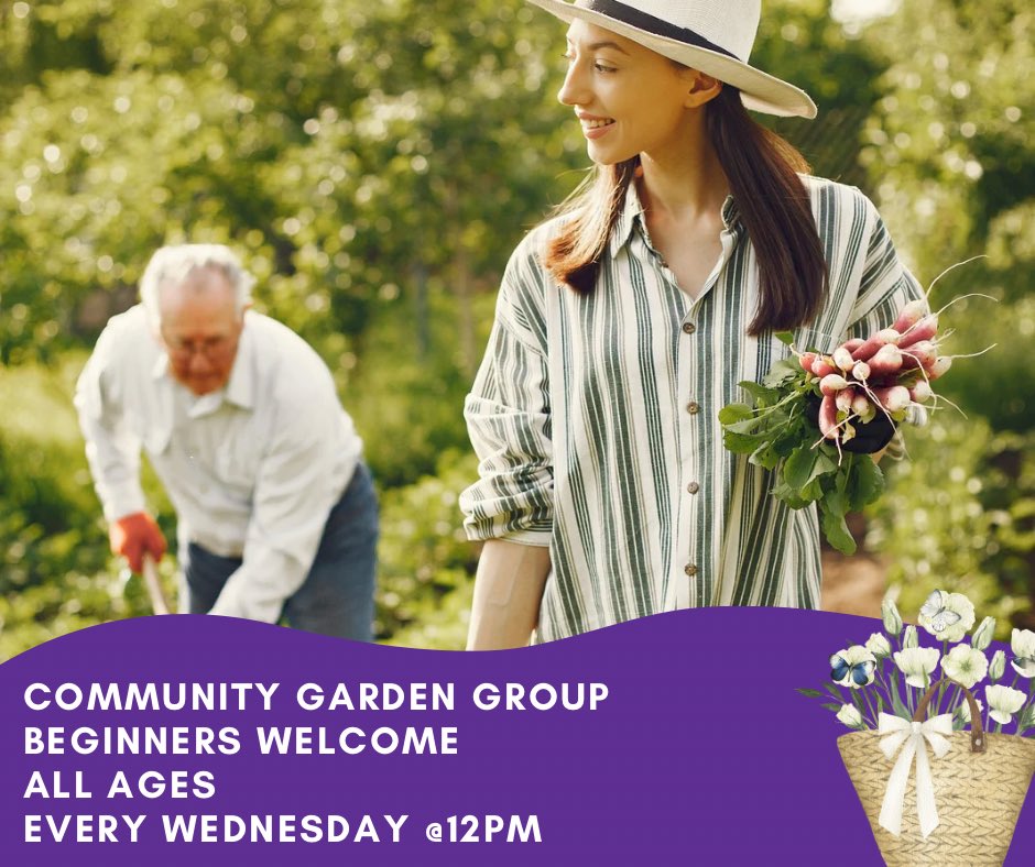 NorthsideFRC's tweet photo. 12pm every Wednesday starting 5th June. A weekly gardening group for all wannabe enthusiasts and enthusiasts alike. Thanks to @learninghub for the space.  Just DM here or head over to https://t.co/mP6aYZAqLK to request a call back 🪴 https://t.co/E7esp0Nwev