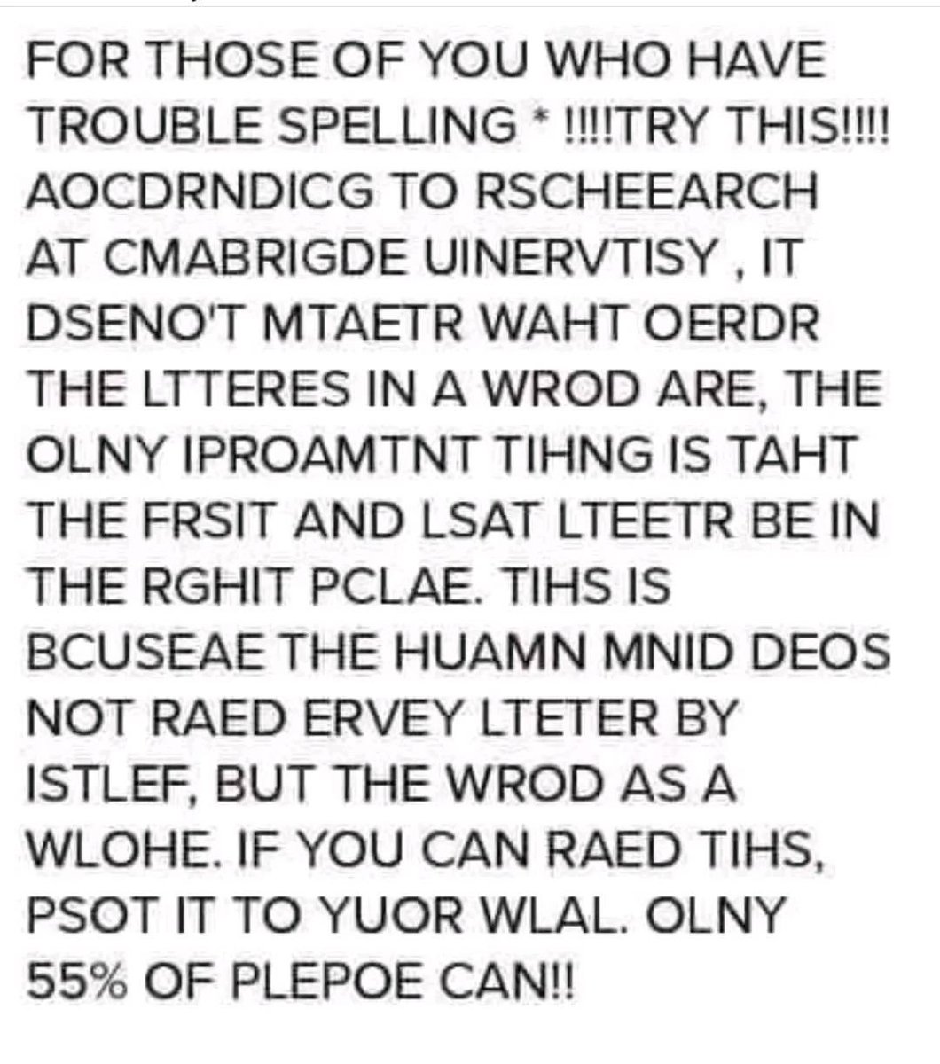 NOT EVERYONE CAN READ THIS: