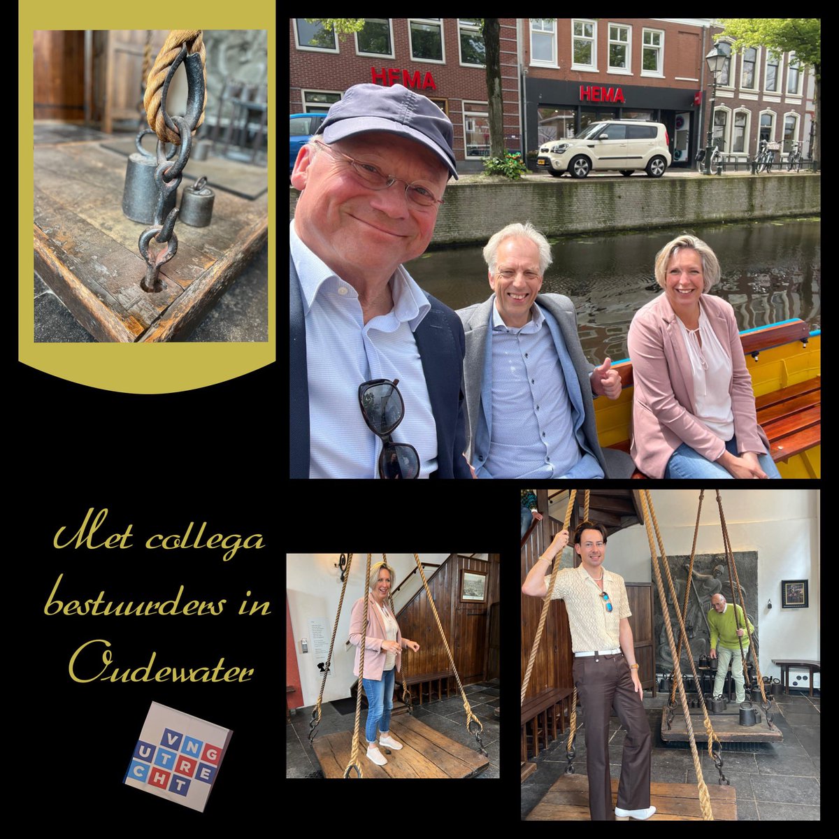 Vandaag was het voorjaarscongres van <a href="/vngutrecht/">VNG Utrecht</a> in Oudewater. Na het inhoudelijke ochtend deel volgde een gezellige middag in het mooie stadje.
In elk geval  had ik (ruim) voldoende gewicht in de heksenwaag😅