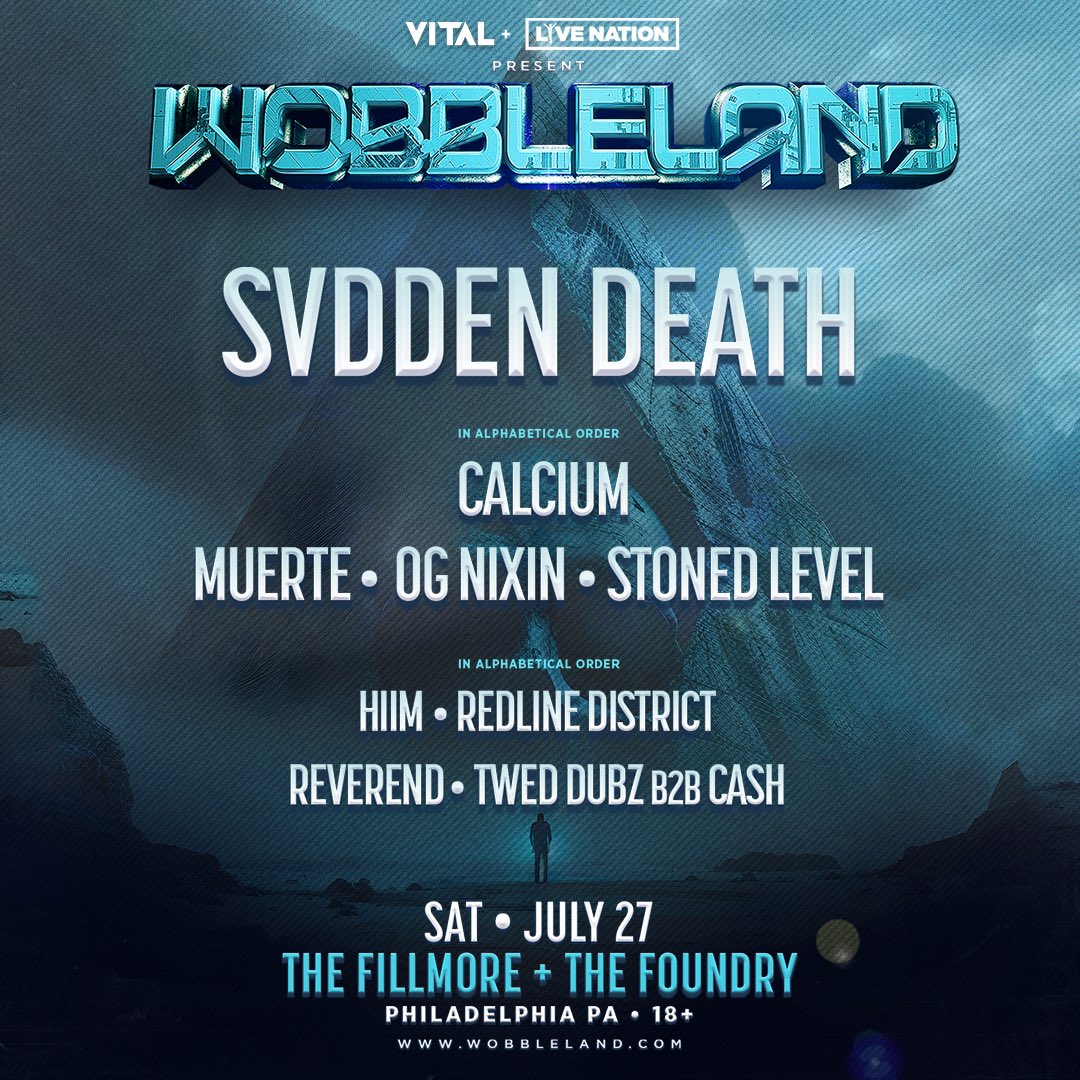 WOBBLELAND PHILLY ‘24 LINE UP REVEAL INCOMING 💣

🚨TICKETS ARE ON SALE NOW AND AVAILABLE AT wobbleland.com 🚨