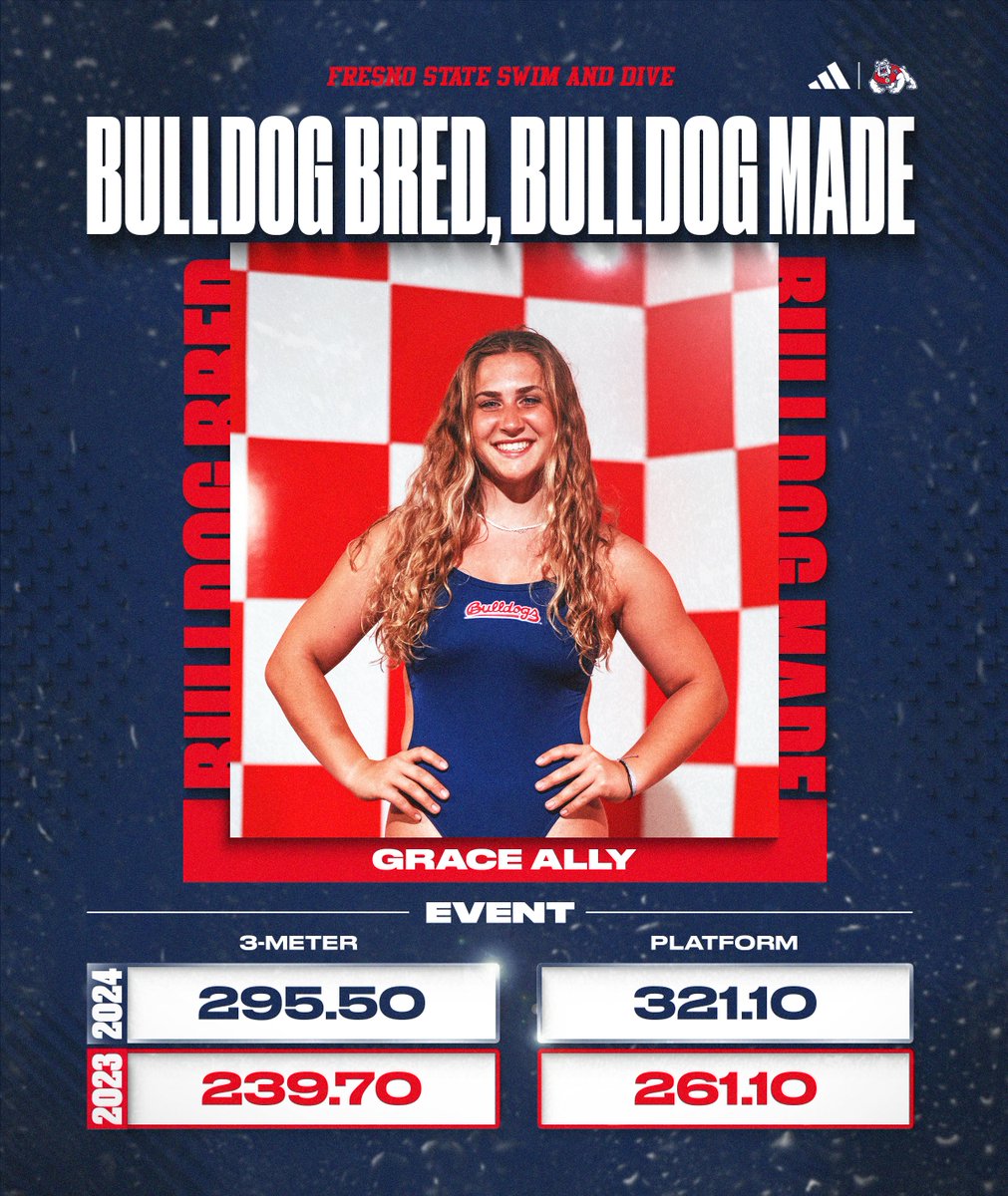𝘋𝘪𝘷𝘪𝘯𝘨 all the way to the top! ✨ Grace Ally made her mark this season after a record breaking display at MWC in the platform ‼️