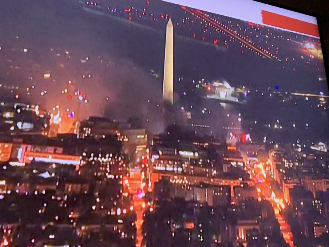 Four years ago tonight, this is what leftists did to Washington D.C.