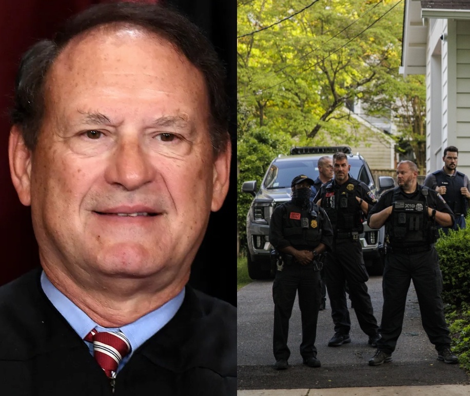 BREAKING: Corrupt Supreme Court Justice Samuel Alito is hit with ANOTHER massive scandal as his former neighbor reveals that he used his security detail to intimidate her and her family on several occasions. This is right out of the fascist playbook... Emily Baden used to live