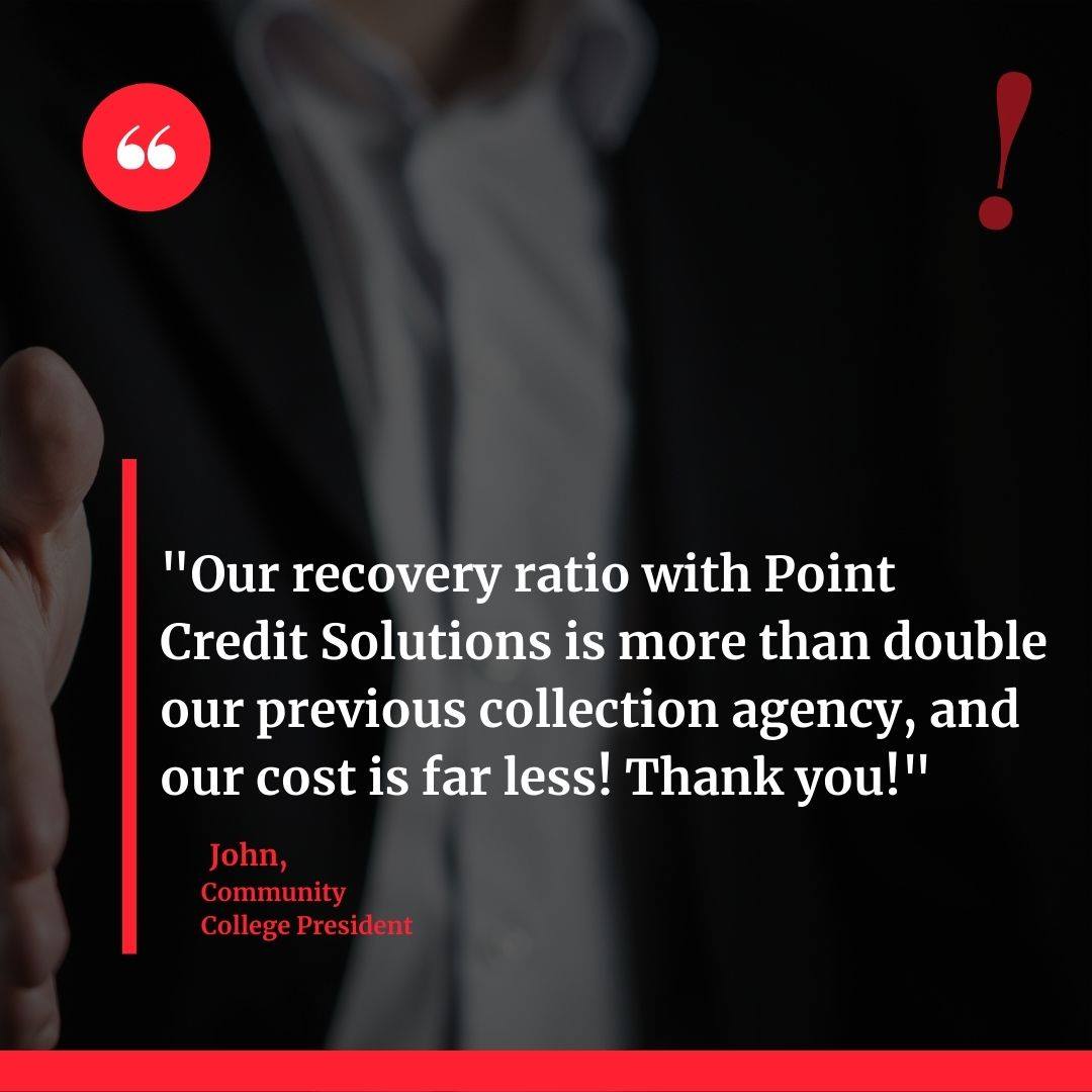 Click here to find out more and schedule a meeting today--> zurl.co/drqe #PointCredit #DebtCollection #Debt #Recovery