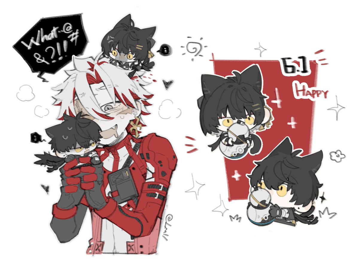 lm1_2's tweet photo. 嘿嘿小猫咪你逃不出我的手掌心😍✋🐱👈👄👄👄
 #scarover #wutheringwaves #鸣潮 #漂泊者 https://t.co/rJ0m29lq8b