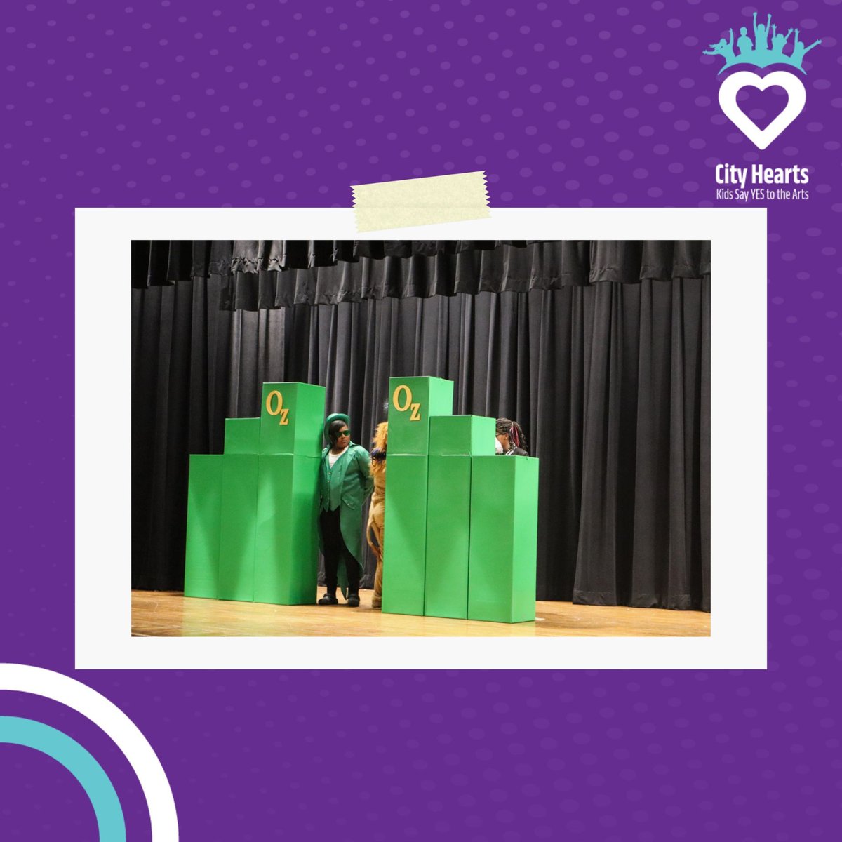 CityHeartsLA's tweet photo. We are so proud of our Musical Theatre &amp; Dance students from Compton for their production of THE WIZ! Also, a huge shoutout to our Photography program students for these fabulous photos that they took of the performance! #CityHeartsLA #ArtsEducation https://t.co/S9gX01mCuR