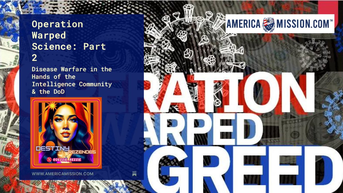 RaffyPindaHouse's tweet photo. This weeks Part 2 of @dezzie_rezzie series on #COVID19 and what they did to us. Give it a read and support @AmericaMission_ and Destiny.
Thank you for choosing to #MakeAmericaYourMission TODAY! https://t.co/0OsDcwYJce