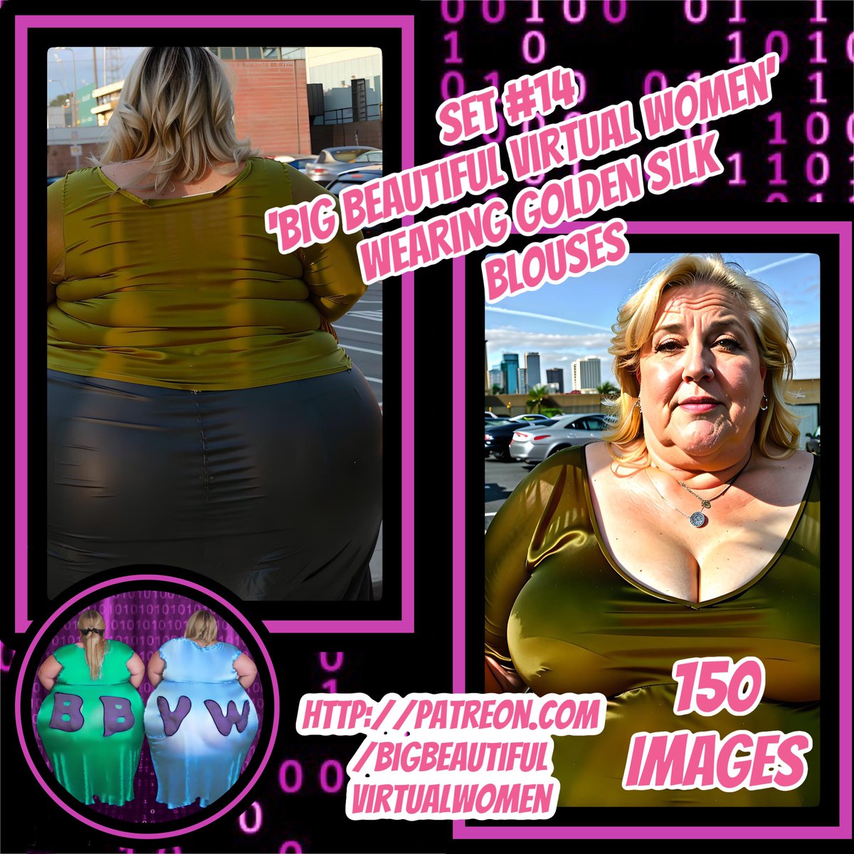 virtualbbvw's tweet photo. Hello my friends! Set #14 on the Patreon page is of BBVW wearing golden silk blouses, I hope you all have a fantastic weekend! Thank you my friends 😉. #bbw #ssbbw #ssbbwpearshape #ssbbwpear #ssbbwadmirer #ssbbwpears #bbwappreciation https://t.co/vqDtjmTnqD https://t.co/ARjRDIkZHB