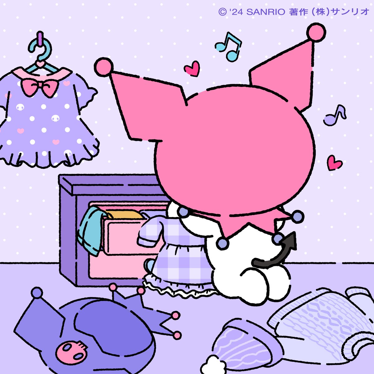 kuromi_project's tweet photo. こ〜ろも〜がえ〜♪

#サンリオ #世界クロミ化計画 https://t.co/y3jfKVe9L0