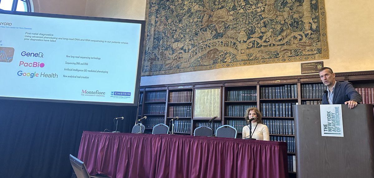 Drs John M. Greally &amp; Melissa Wasserstein providing a session on Advanced Screening and Diagnostic Approaches for #Rare Conditions.

#RareDisease #diagnosis