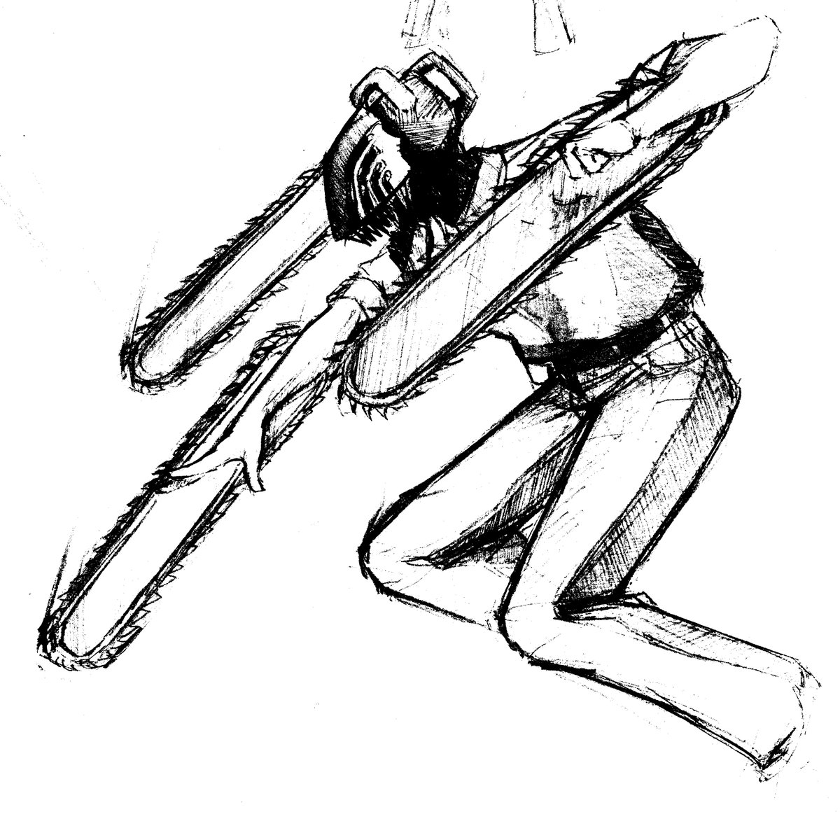 Sulfato198's tweet photo. Hola aquí un dibujo del pibe serrucho, el primero fue escaneado de una manera rara
#chainsawman #denjichainsawman #dibujo #Fanart https://t.co/sopSr2hfDR