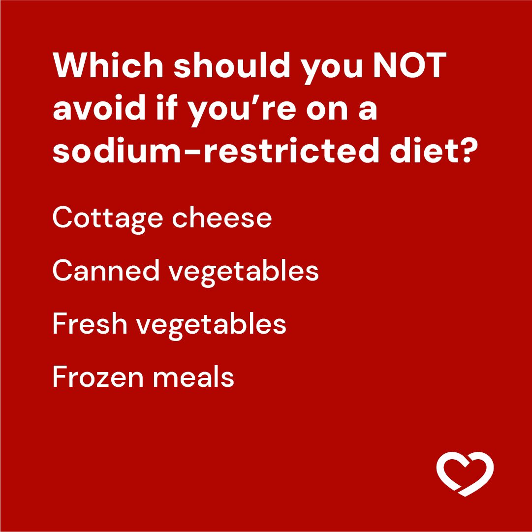 The answer: Fresh vegetables! It can be very surprising to learn what foods you should limit if you are on a sodium-restricted diet. But we can help! Make an appointment with one of our cardiologists to discuss your personal dietary needs.