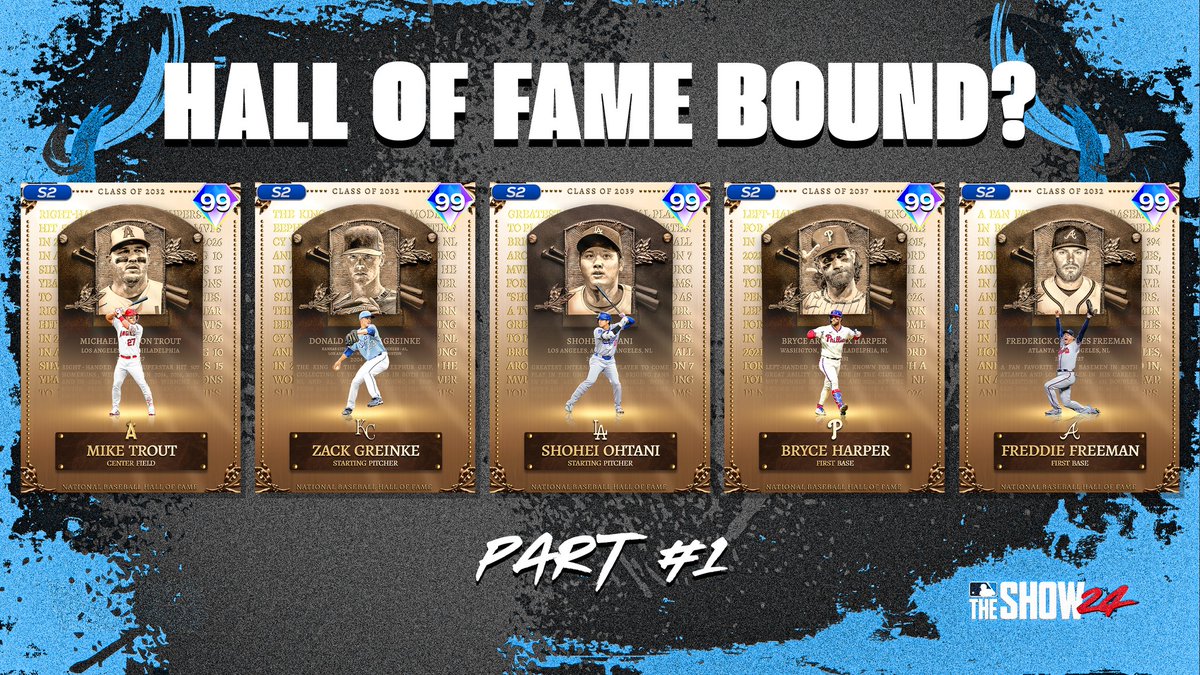 Next stop Cooperstown, New York 👀 

How do you feel about the HOF Series in #MLBTheShow24 and what Hall Of Fame worthy players did I miss?
