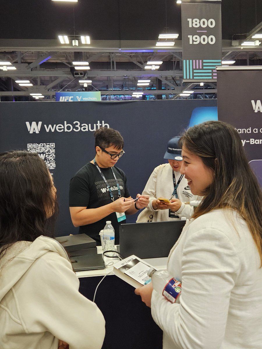 Web3Auth's tweet image. That’s a wrap for #Consensus2024! 

Here are some highlights from our booth at 1701. 

Thank you to everyone who stopped by - your enthusiasm made the event a success, and we loved connecting with each one of you.

Till next time, Humans. 😉