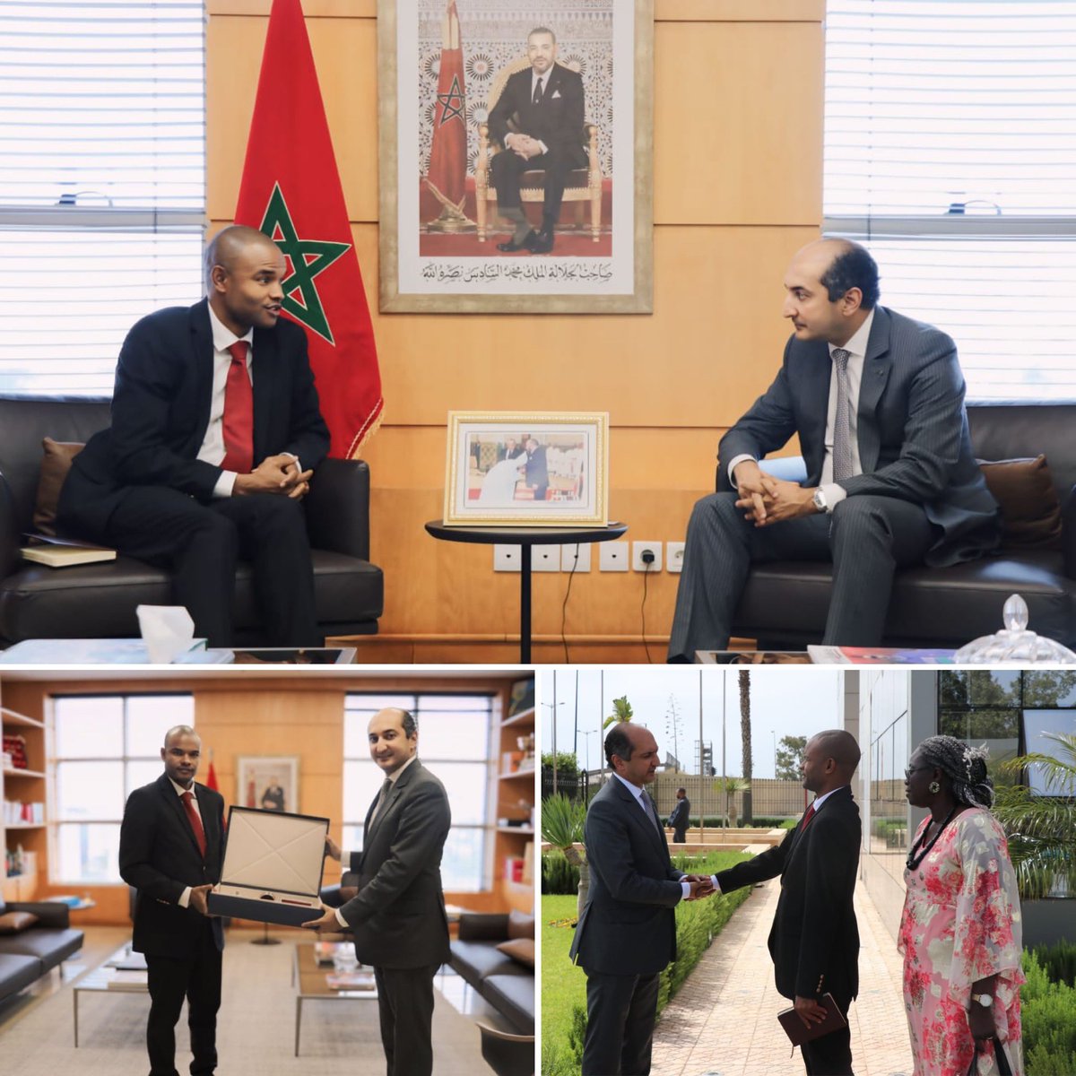 #Rabat 31mai2024
#AMCI entretien avec M. Gibrilo Djalo - Secrétaire d’Etat auprès du Ministre de l’Education Nationale, de l’Enseignement Superieur et de la Recherche Scientifique de la République de #GuineeBissau