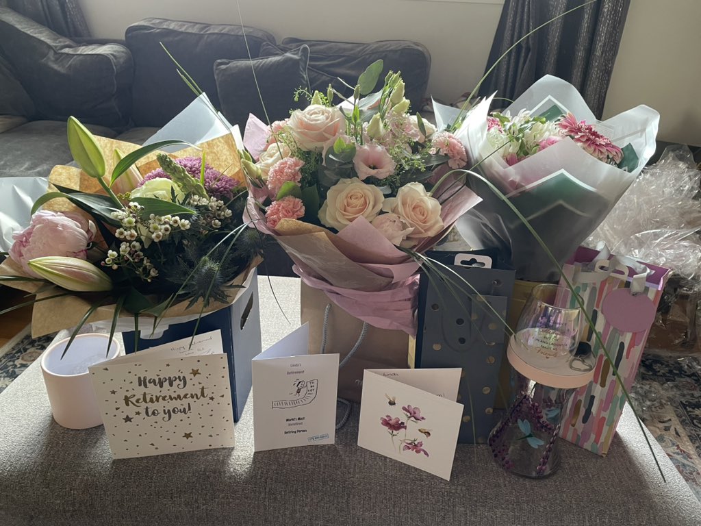 Happy retirement to me. Looking forward to returning on Monday. 😊 <a href="/NHSGrampian/">NHS Grampian</a>