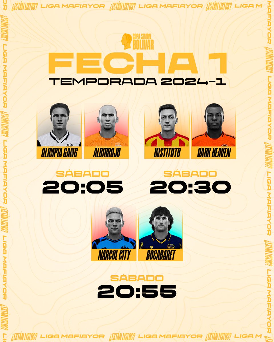 ¡𝙈𝘼𝙉̃𝘼𝙉𝘼 𝙃𝘼𝙔 𝘾𝙊𝙋𝘼𝘼𝘼!

🏆 Después de un largo descanso regresamos con el inicio de la #CSB2024 del primer semestre. Se viene la fecha 1 de la fase de grupos.

📎 Y la podrás vivir desde las 20hrs 🇦🇷 (18hrs 🇨🇴) donde siempre, por twitch.tv/ligamafiayor