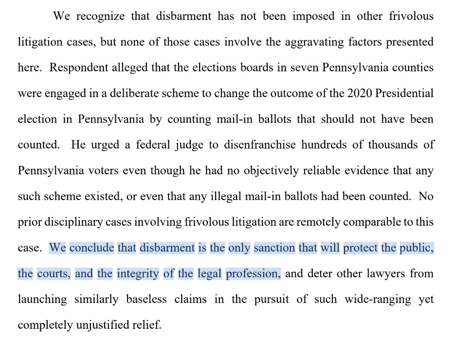 NEW: Rudy Giuliani should be disbarred, the DC Bar's main disciplinary panel concluded Friday. Read the 63-page report: documentcloud.org/documents/2471…