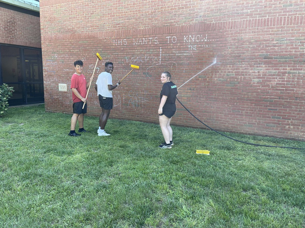 On a beautiful afternoon, with the weekend beckoning, this group of leaders of the Patuxent High School Student Government and National Honor Society stayed late to clean up and beautify the campus. It has been an honor to serve as their advisor.