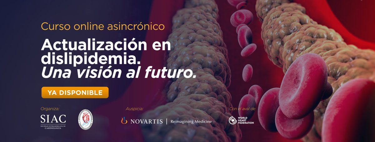 ¡Gran Lanzamiento! Descubra nuestro nuevo curso online asincrónico sobre "Actualización en Dislipidemia, una visión al futuro". 

De la mano de médicos cardiólogos de gran trayectora internacional, podrá actualizar sus conocimientos y habilidades acerca de la alteración en los