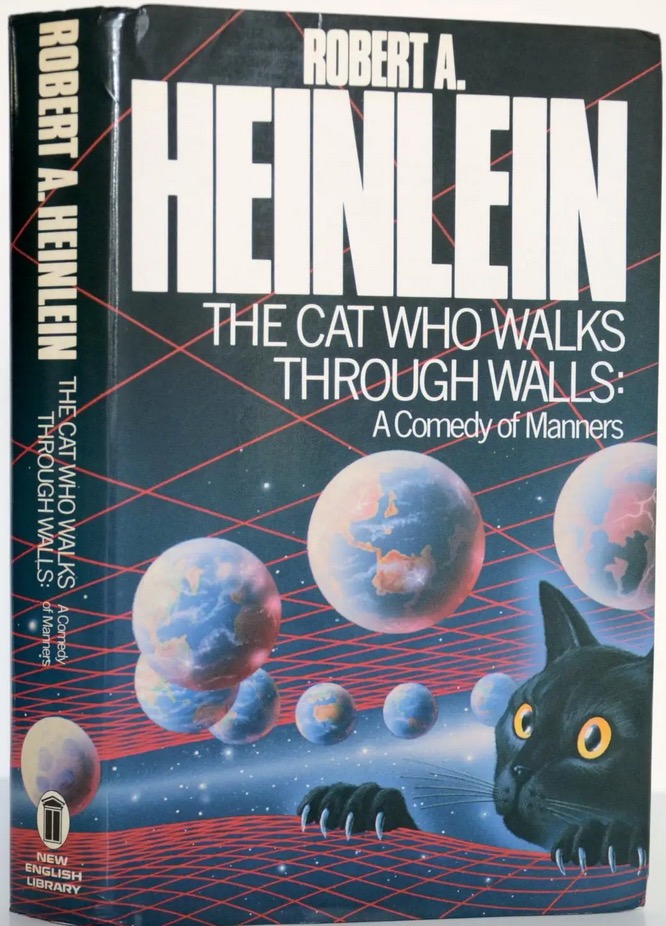 'A cat named Pixel has an  inexplicable tendency to be wherever the narrator happens to be. In one scene Pixel does, in fact, walk through a  wall, and it is explained that Pixel is too young to know that such behavior is impossible.' #catchatbookclub