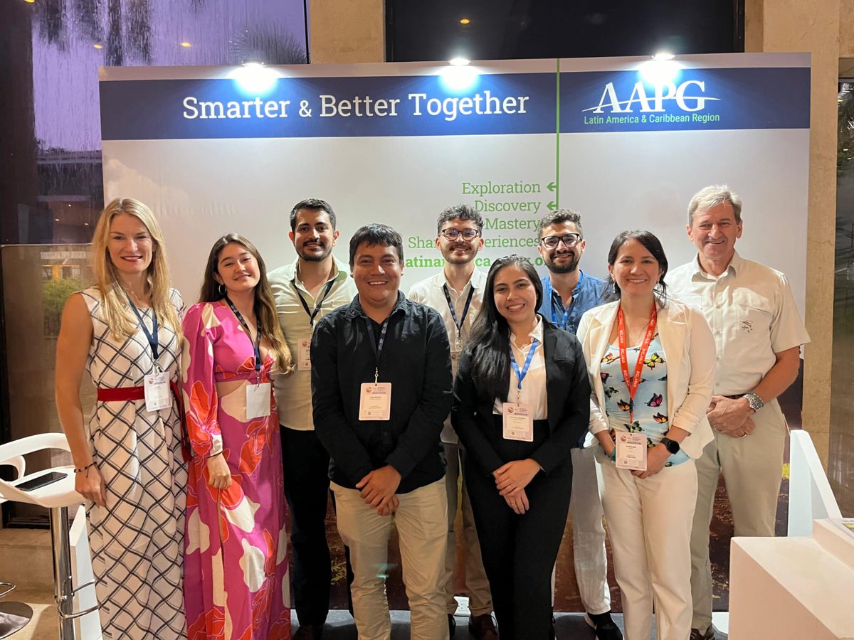 AAPGLA's tweet photo. Day II of the Energy Exploration Convention highlighted New Subsurface Energies and Low Emissions Solutions.

Xavier Moonan, AAPG LACR President delivered a keynote about exploration in Onshore Trinidad.  

Volunteers, elected leaders and attendees gathered in the AAPG stand. https://t.co/rPtBIVMdBO