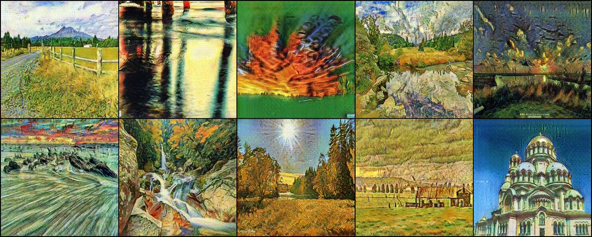 karamkaku's tweet image. Spent last week training a CycleGAN to turn photos into Van Gogh paintings 🎨
- The model has some issues, especially with faces. I'll fix that soon.
- Next up, I'll deploy the model and build a React app that takes photos and outputs a painting.
#100DaysOfMLCode #100daysofcode