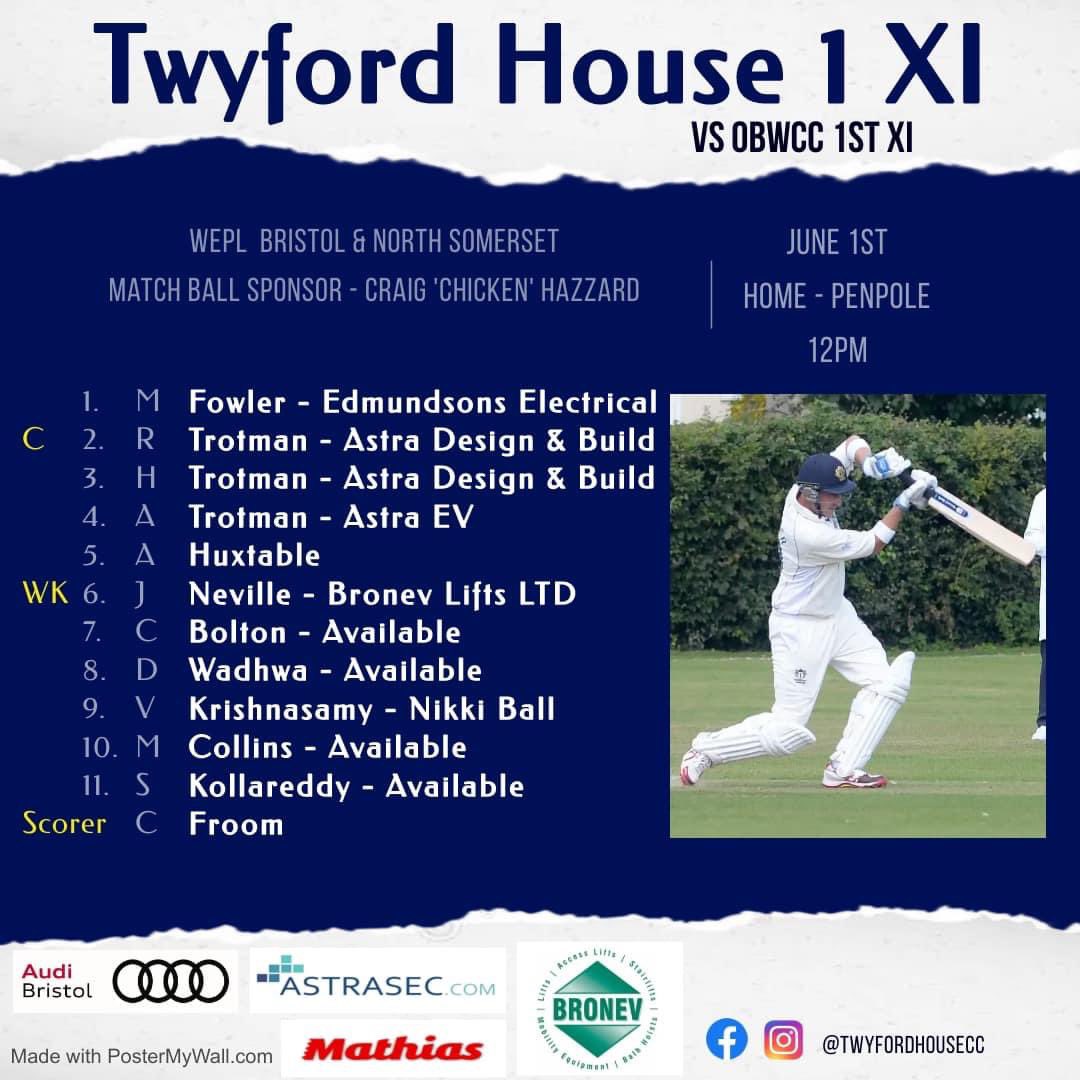 TwyfordHouseCC's tweet image. 3 senior teams this Saturday, and a hardball double header for our Ladies Sunday &amp;amp; Monday 💪🏻💛💙 #upthehouse #UTH

Thanks to club legend @Craigps3 for sponsoring the match ball for the first team game. Up the 🐔