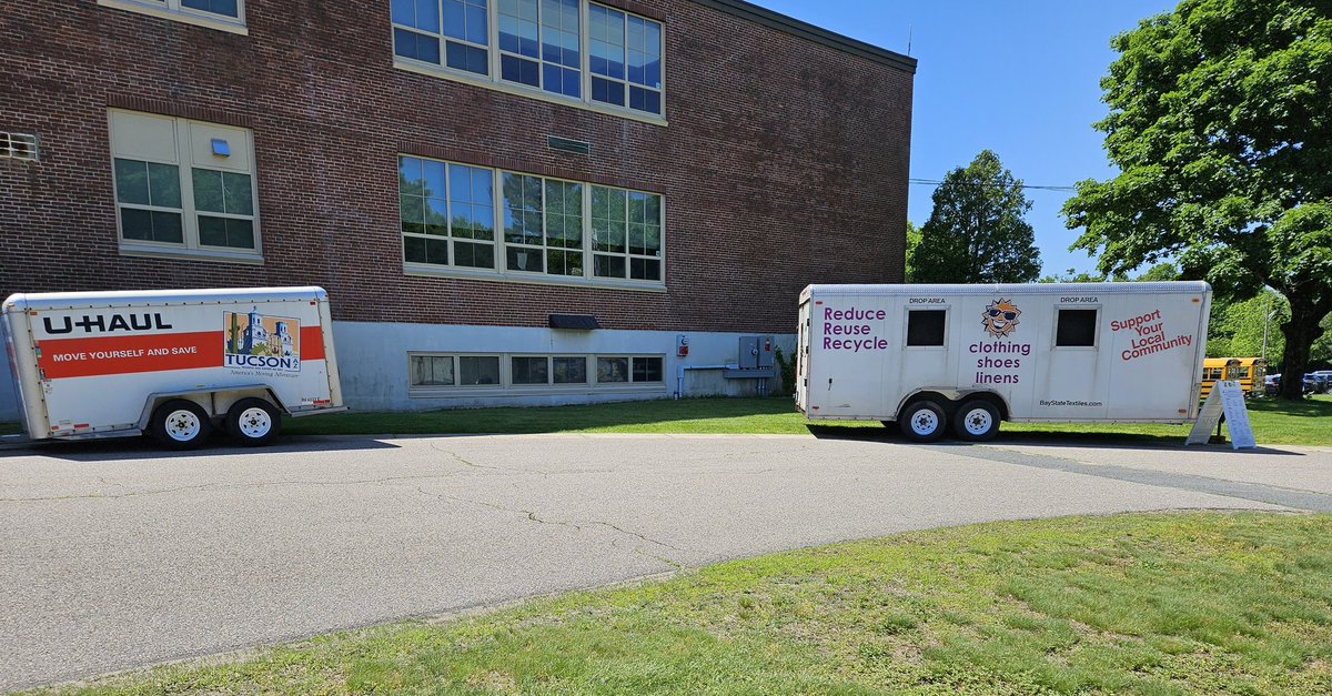 Happy Half Day #HAYNation!

Our trailer is back and she brought a friend! 

Open until they are full or until Sunday night. Please be sure to put textiles in the textile trailer and cans in the UHaul trailer only!

Left 👈 Yes cans - no textiles
Right👉 Yes textiles - No Cans