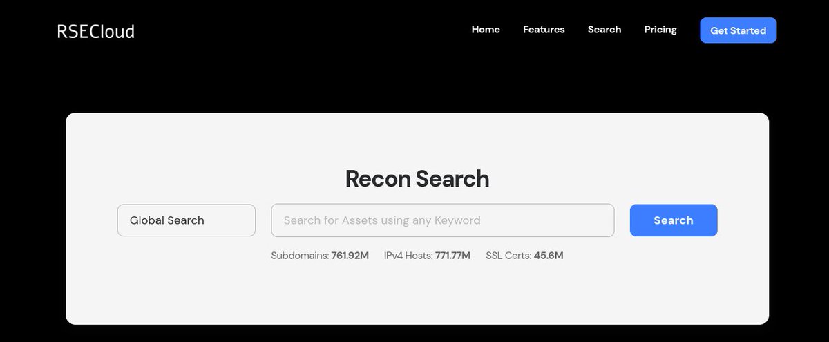 Rsecloud's tweet image. Discover subdomains and assets across global IPv4 with our advanced search capabilities. Our tool offers comprehensive asset discovery features for OSINT &amp;amp; Asset Discovery.  Sign up now at rsecloud.com and get 2 months of the Starter Plan for free!
#osint #hackerone