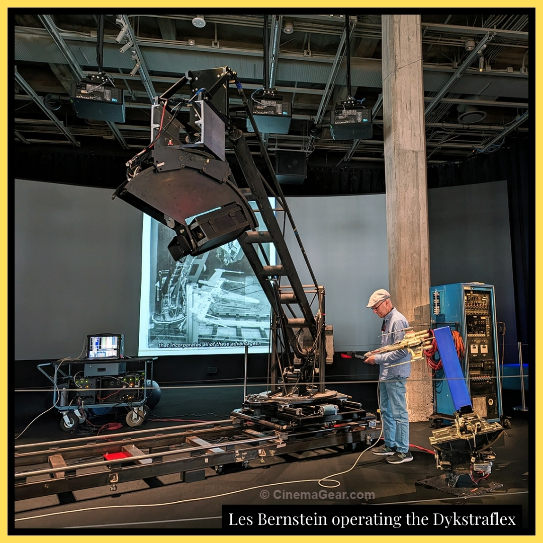 cineeng's tweet photo. Demonstrating the Dykstraflex on the 47th anniversary of "Star Wars": https://t.co/IaKglTYjyH #cinemagear #dykstraflex #starwars @AcademyMuseum https://t.co/5JQUkJU41g