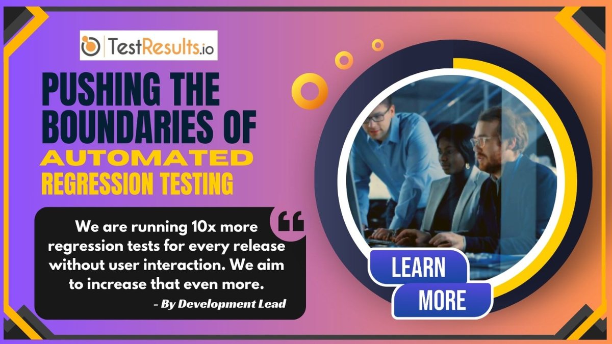testguilds's tweet photo. Struggling with time-consuming #regressiontests? https://t.co/h0l4kyxg5l transformed testing for a leading #MedTech company, enabling 10x more tests per release without user interaction. Dive into the full case study to learn more. 👉 https://t.co/loZY4RVzS8 @progile_ch https://t.co/wecG8YC6Wr