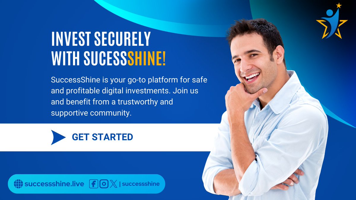 joinsuccesshine's tweet photo. invest securely with sucessshine!

For More Information
https://t.co/1ZzKeo5pyY

#SuccessShine #CryptoSuccess #FinancialFreedom #Cryptocurrency #PassiveIncome #Blockchain #Investment #CryptoCommunity #Empowerment #KnowledgeIsPower #FinancialSuccess #Innovation #GlobalCommunity https://t.co/LX1GeorJwu