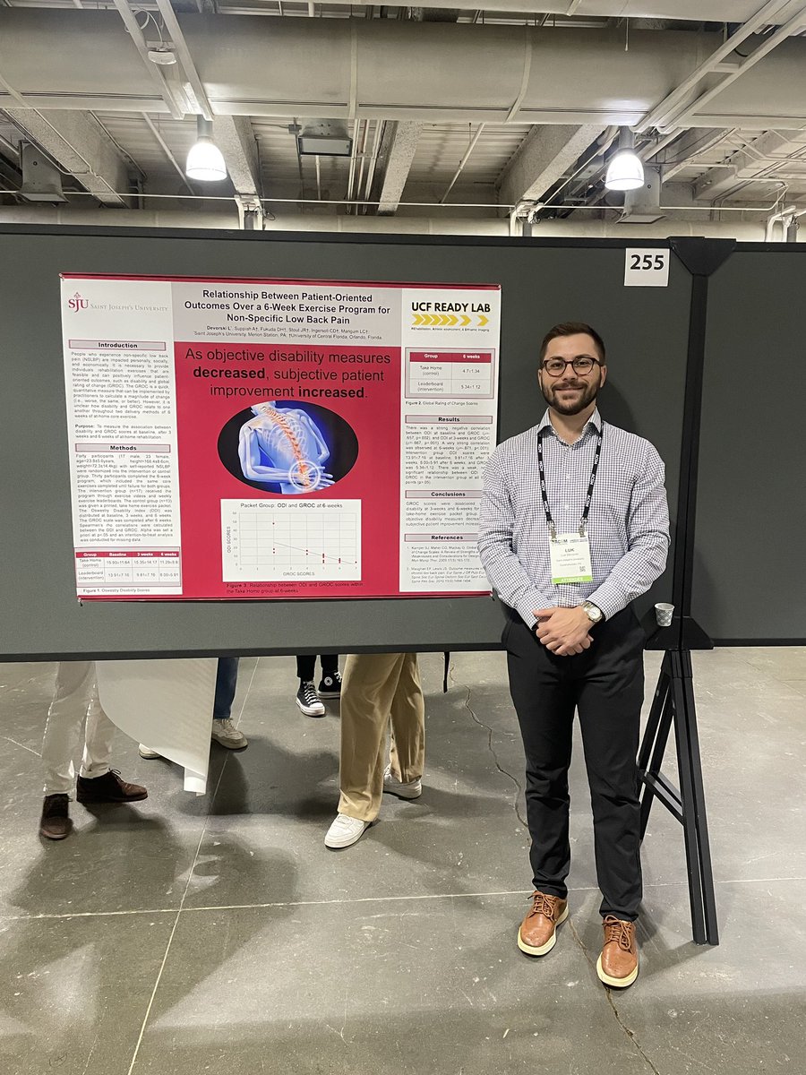 READY Lab past and present represented so well this week <a href="/ACSMNews/">American College of Sports Medicine</a>! Exciting to see their work on display and to hear great things from people reaching out all week 😊 

<a href="/andrewskibski/">Andrew Skibski</a> <a href="/Becky_rjc/">Becky</a> <a href="/DevorskiLuk/">Luk Devorski</a> <a href="/UCF_IEPRS/">UCF Institute of Ex Phys & Rehab Science</a> <a href="/UCF_Kinesiology/">UCF Kinesiology</a> <a href="/ucfchps/">UCFCHPS</a>