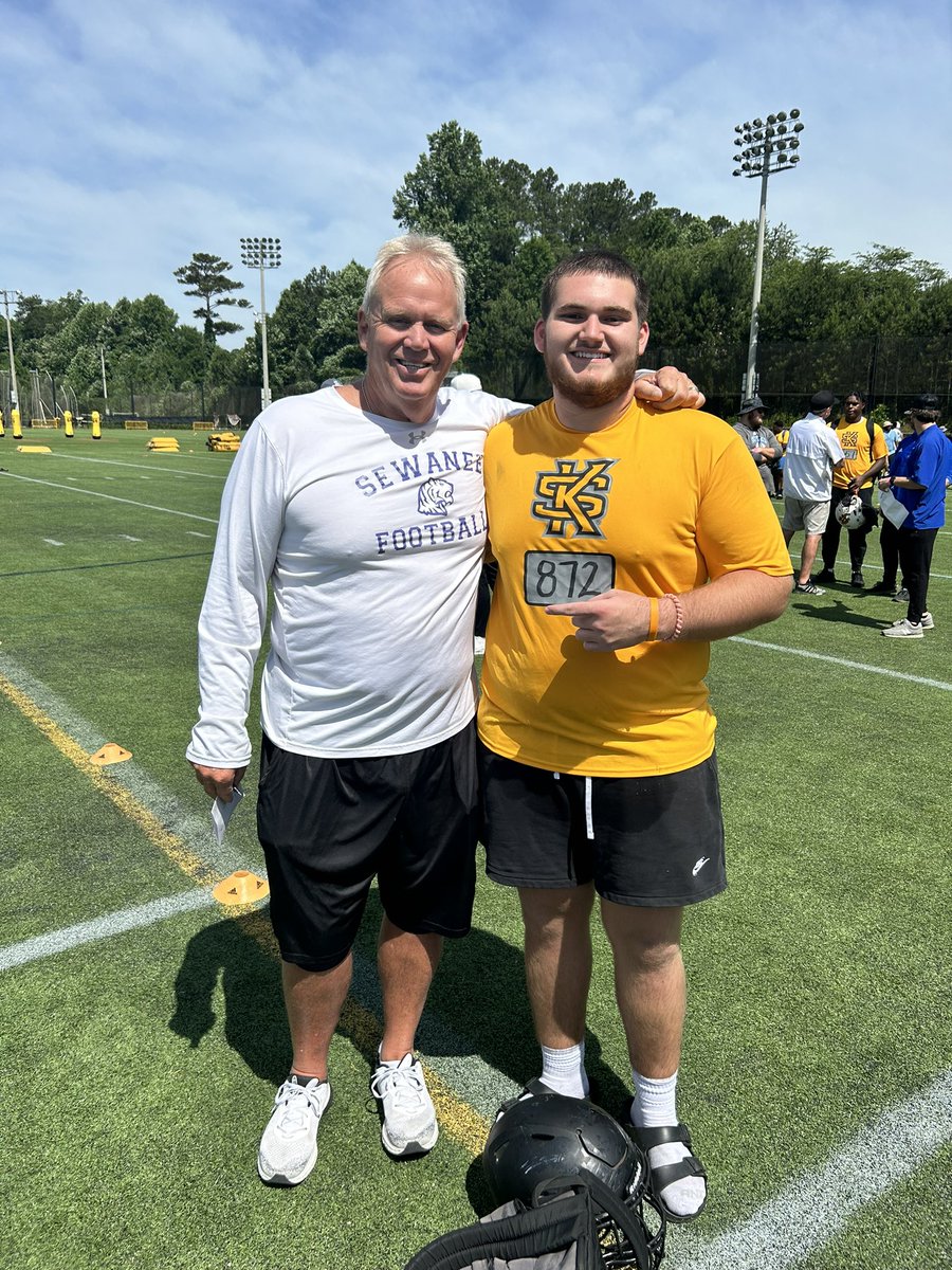 Braxten Love (@braxtenlove77) on Twitter photo Blessed to receive my FIRST OFFER From <a href="/SewaneeFootball/">Sewanee Football</a>
Dominated at <a href="/kennesawstfb/">Kennesaw State Football</a> Camp today #sizedontmatter #KEEPSLEEPING
<a href="/Coach_Twatson66/">Tommy Watson</a> <a href="/TopPreps/">College Coach / College Scout / College Recruiter</a> <a href="/kudzusports/">@kudzusports</a> <a href="/On3Recruits/">On3 Recruits</a> <a href="/RecruitGeorgia/">Recruit Georgia</a> <a href="/CountyFootball1/">Harris County Football</a> Blessed to receive my FIRST OFFER From <a href="/SewaneeFootball/">Sewanee Football</a>
Dominated at <a href="/kennesawstfb/">Kennesaw State Football</a> Camp today #sizedontmatter #KEEPSLEEPING
<a href="/Coach_Twatson66/">Tommy Watson</a> <a href="/TopPreps/">College Coach / College Scout / College Recruiter</a> <a href="/kudzusports/">@kudzusports</a> <a href="/On3Recruits/">On3 Recruits</a> <a href="/RecruitGeorgia/">Recruit Georgia</a> <a href="/CountyFootball1/">Harris County Football</a>