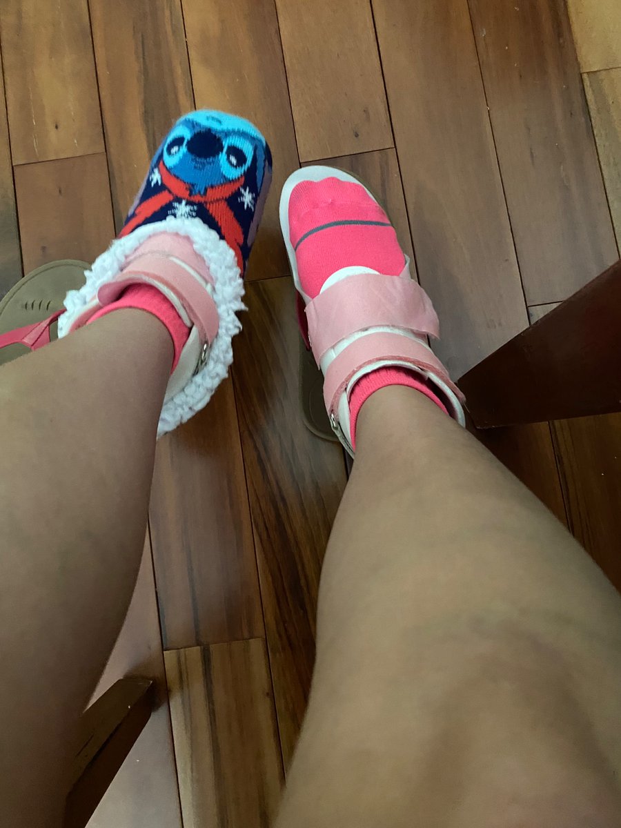 || put them on again… this could hurt or make things better… whatever the case may be, I won’t be able to wear sandals this summer…