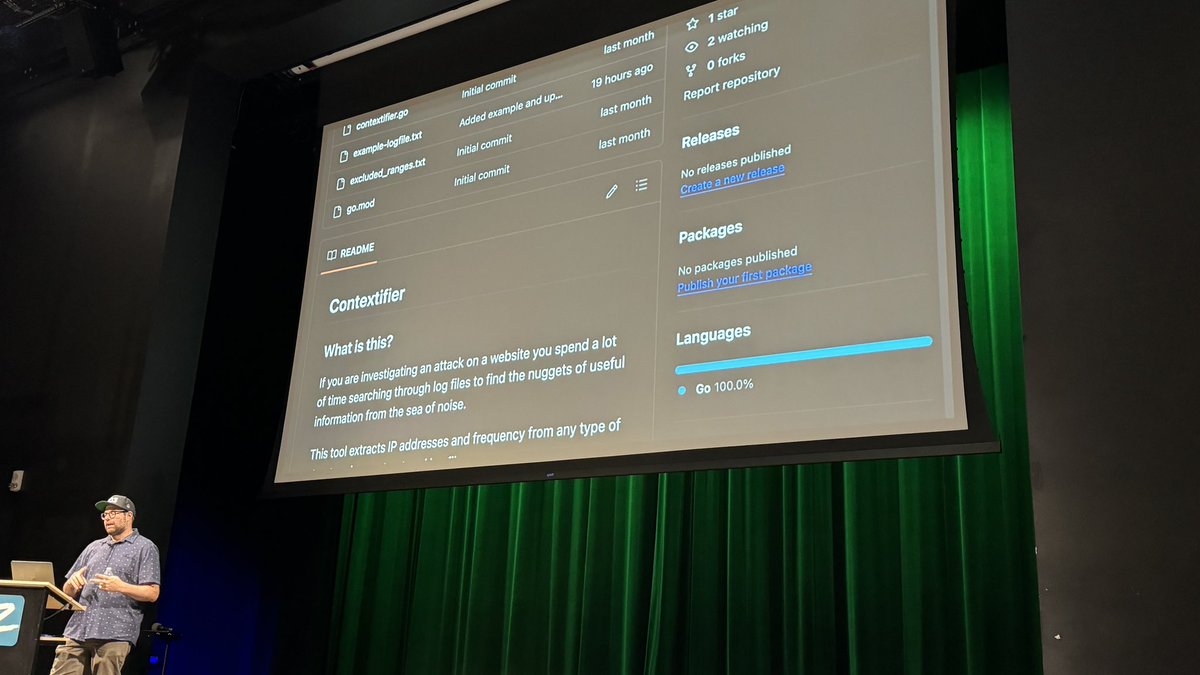 OzoneOmi's tweet photo. @mbuckbee on the stage sharing practical web app security survival strategies!

#hrdevfest https://t.co/GLuT9OPhOZ